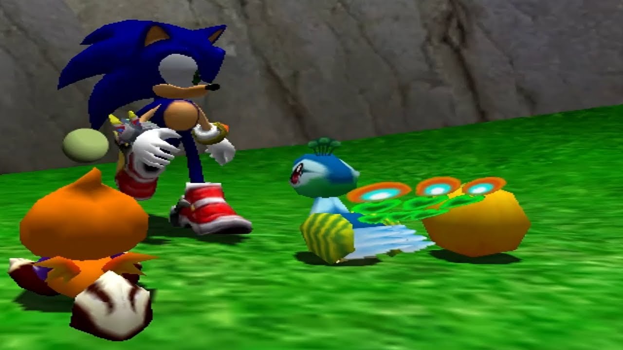 Sonic Adventure 2 - 35 - soaring to reasonable safety