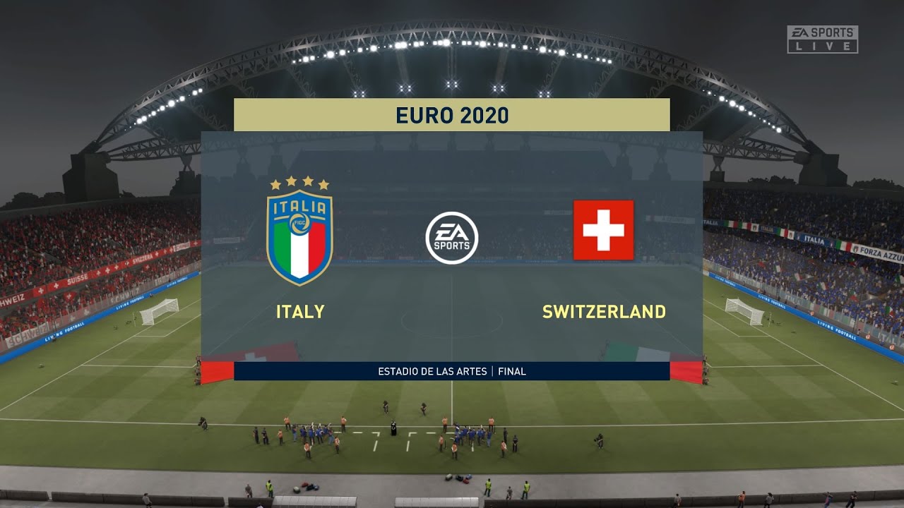Italy vs Switzerland (16/06/2021) UEFA Euro 2020 FIFA 21