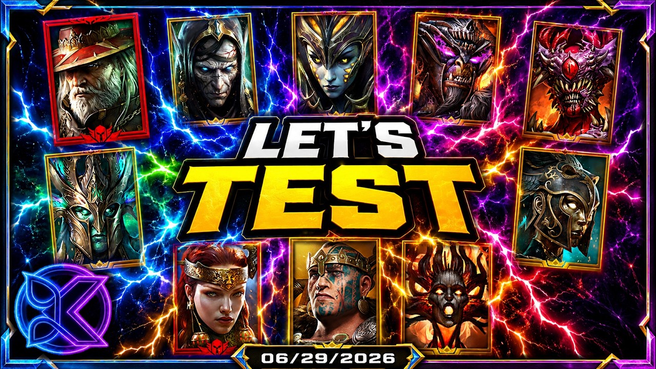 ALL CHAMPIONS AND UPDATES TEST!  [TUЯ KruYseN] | Raid: Shadow Legends [TEST SERVER]