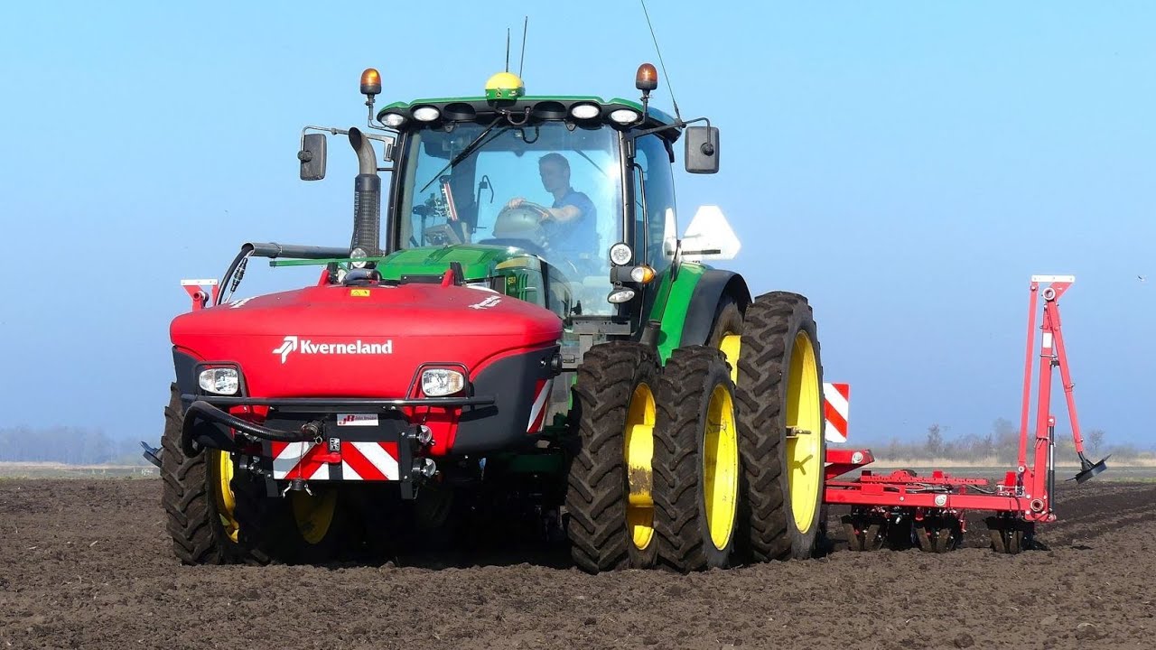 Zaaien en bemesten met Kverneland Monopill E-drive II Huizinga/Wieringa.