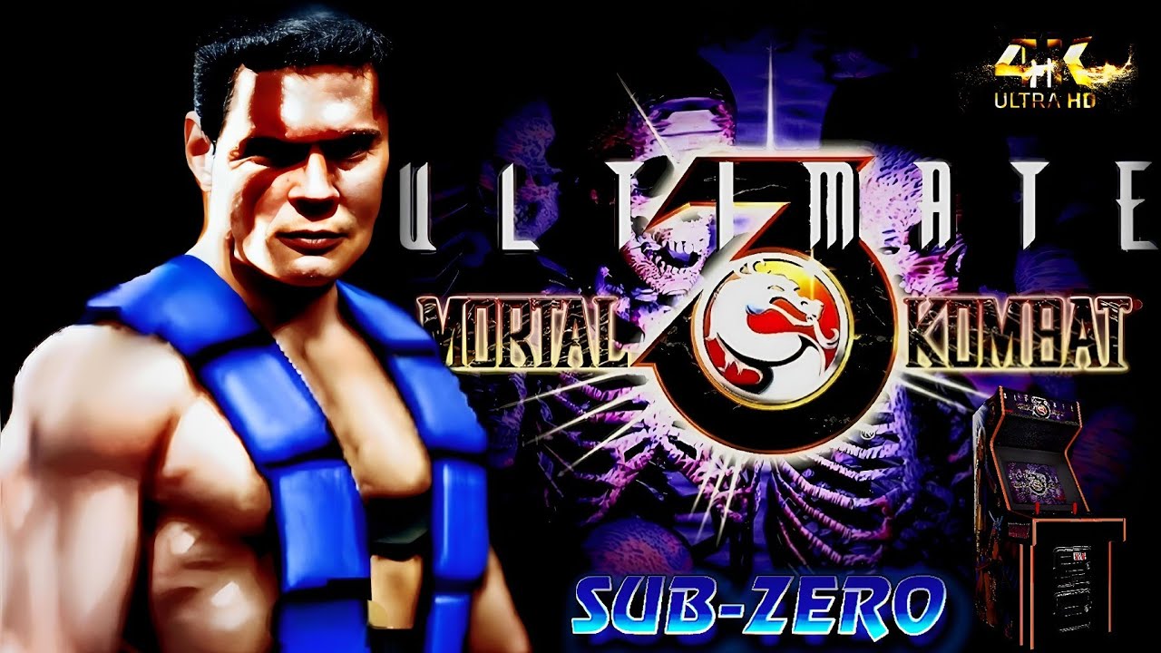 SUB-ZERO (Unmasked) Playthrough [Master II Tower] - Ultimate Mortal Kombat 3