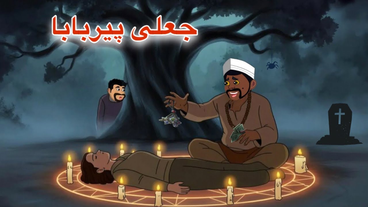 بابا‎جعلی پیر | Jali Peer Baba| Pashto Bedtime story | Khan Cartoon 2025 | Funny Pashto Cartoon 2025