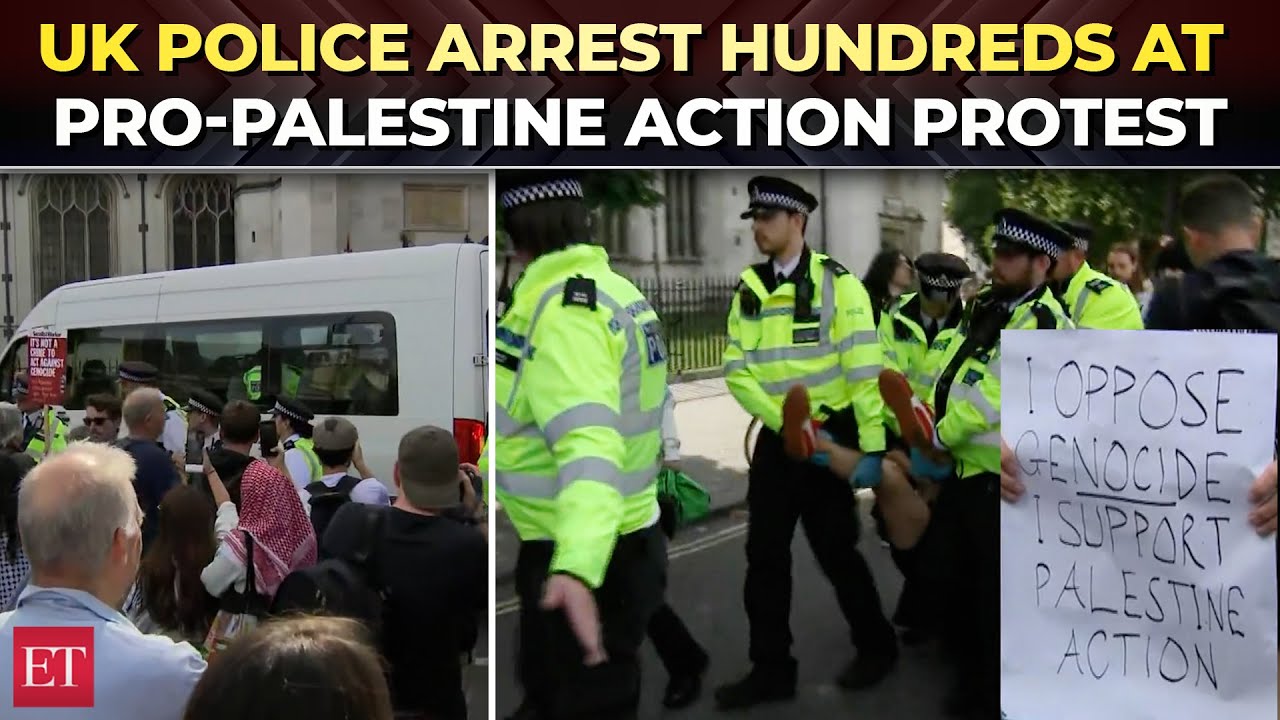 'I oppose genocide...': UK police arrest around 300 at latest protest for banned Palestine Action