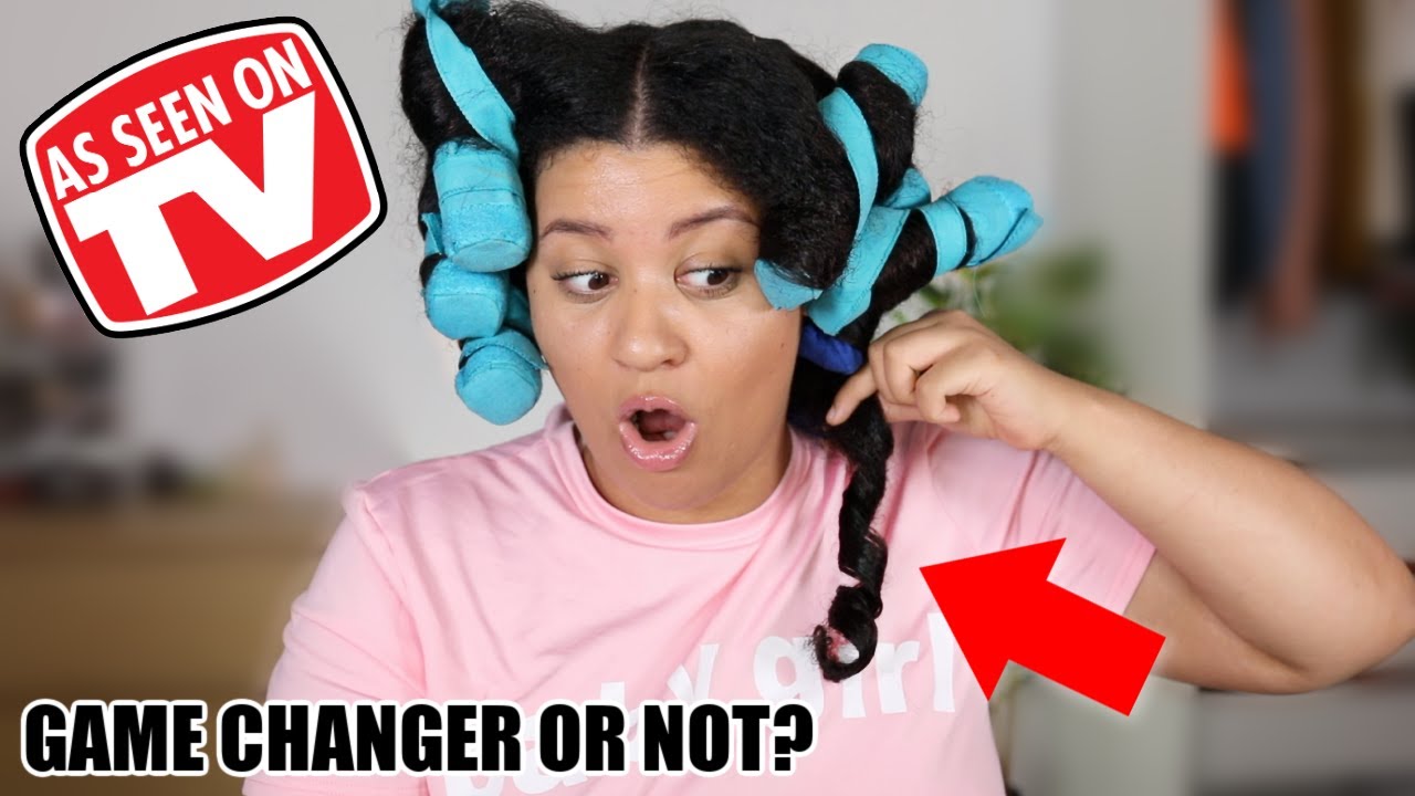 I Tried The Sleep Styler On My THICK Hair.. 🤔 *interesting results*