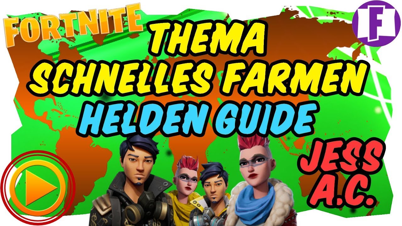 Alles zum Thema Schnell Farmen - Fortnite RdW Helden Guide Deutsch