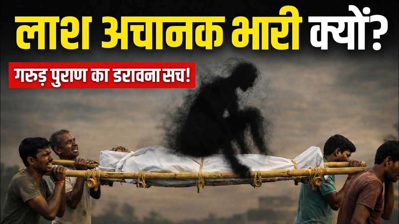 लाश अचानक भारी क्यों हो जाती है? गरुड़ पुराण का डरावना सच जो बहुत कम लोग जानते हैं!”