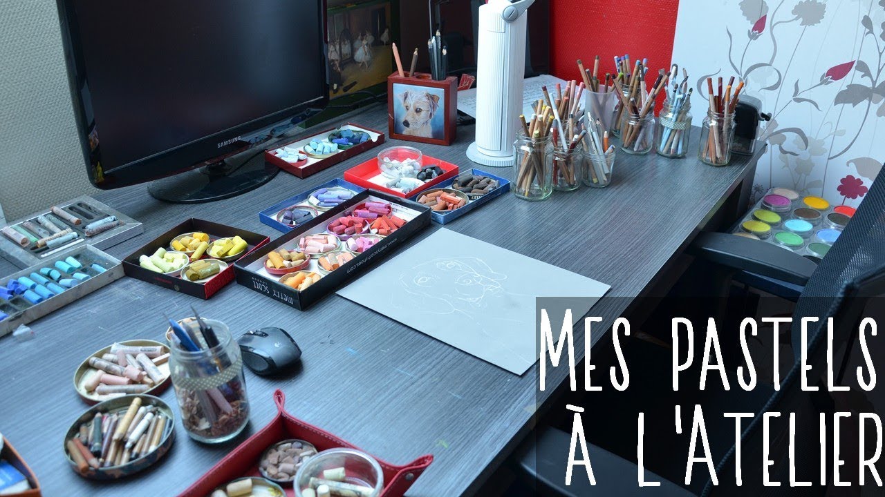 Le rangement de mes pastels secs