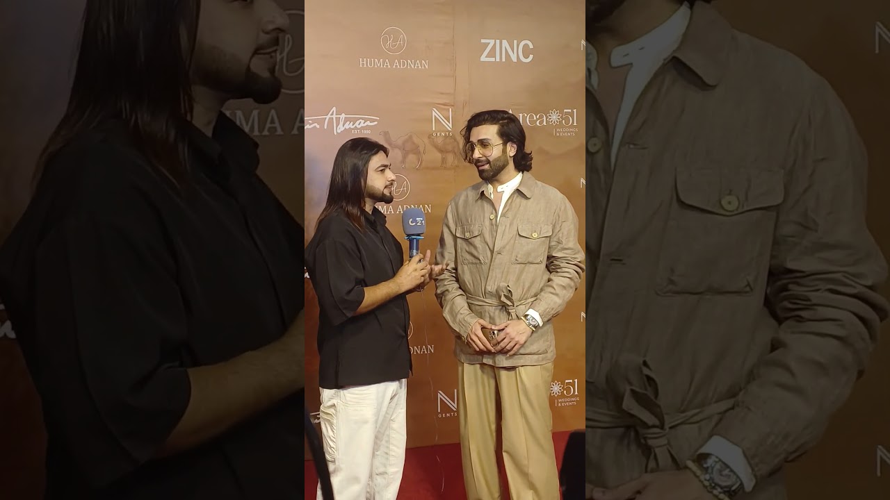 Aamir Adnan Fashion Show 2025 | Parisha Adnan&rsquo;s Nakhlistan |  Ahsan Khan, Azfar Rehman SHORTS