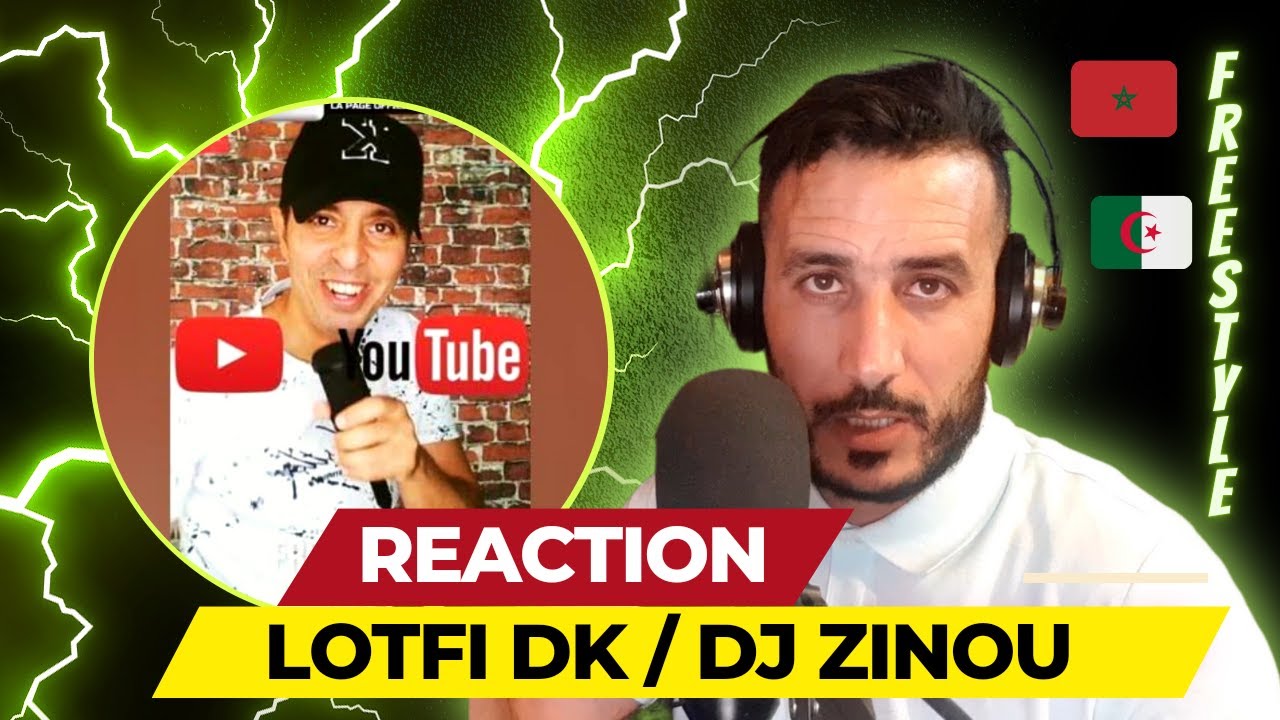 LOTFI DK  DJ ZINOU freestyle PART 1 🔥 LOCO REACTION 🔥 لطفي يلعب بإعدادات الراب