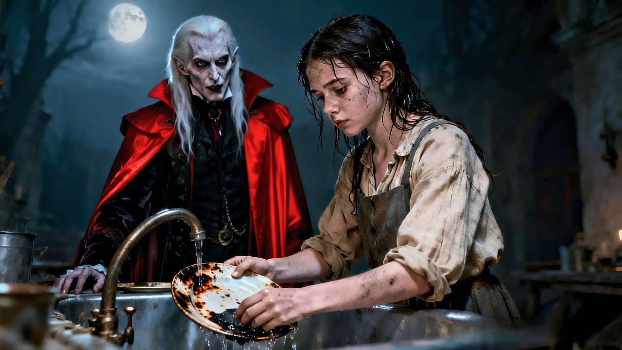The Vampire King Noticed a Child Working at 3AM — What He Discovered Shocked Him