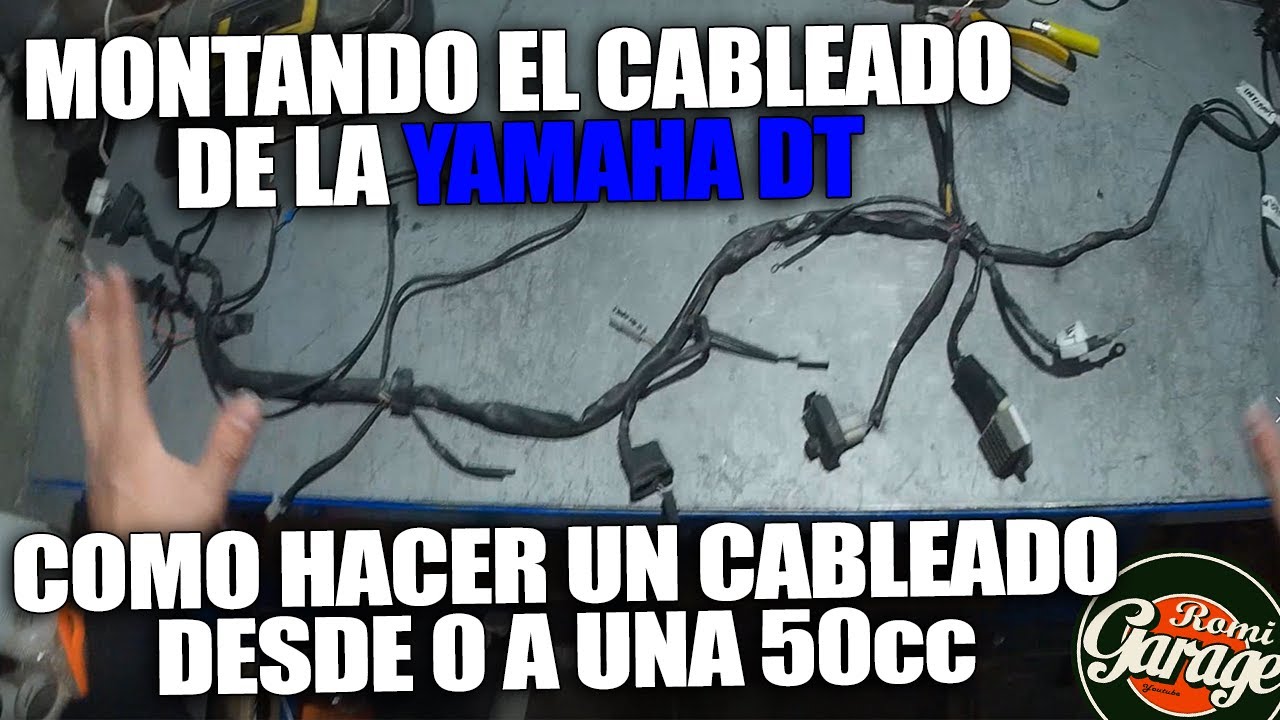 ✅ MONTANDO EL CABLEADO DE LA YAMAHA DT 🔧🤘 - COMO HACER UN CABLEADO DE UNA 49cc DESDE 0!!