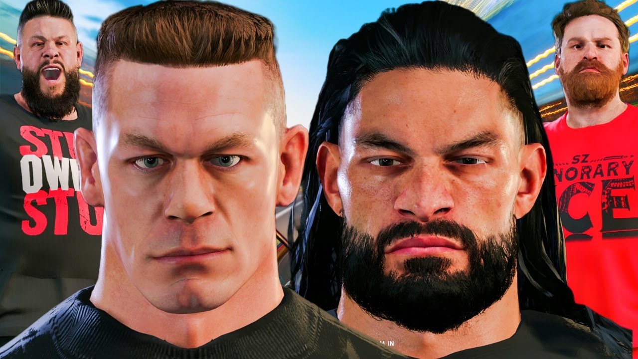 WWE 2K22 Gameplay Can John Cena & Owens Dethrone Roman Reigns & Sami Zayn - WWE 2K22 Live Stream