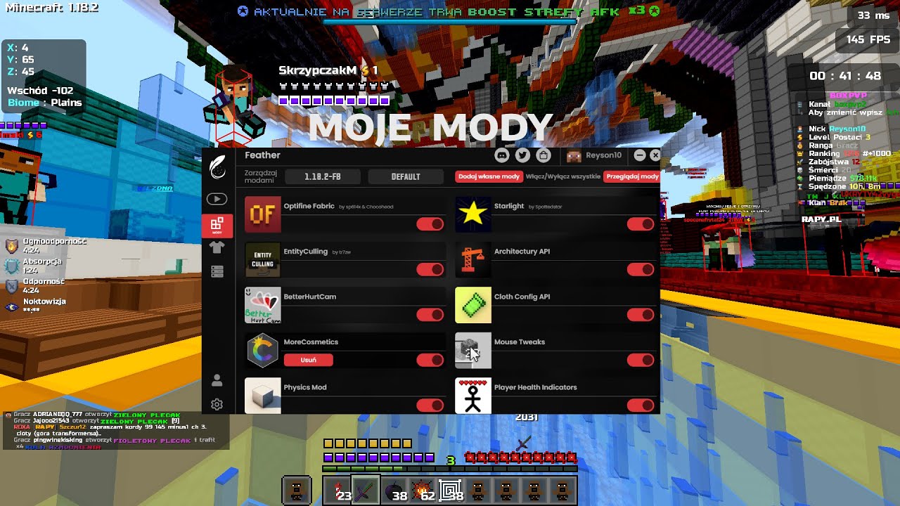 najlepsze mody na box pvp