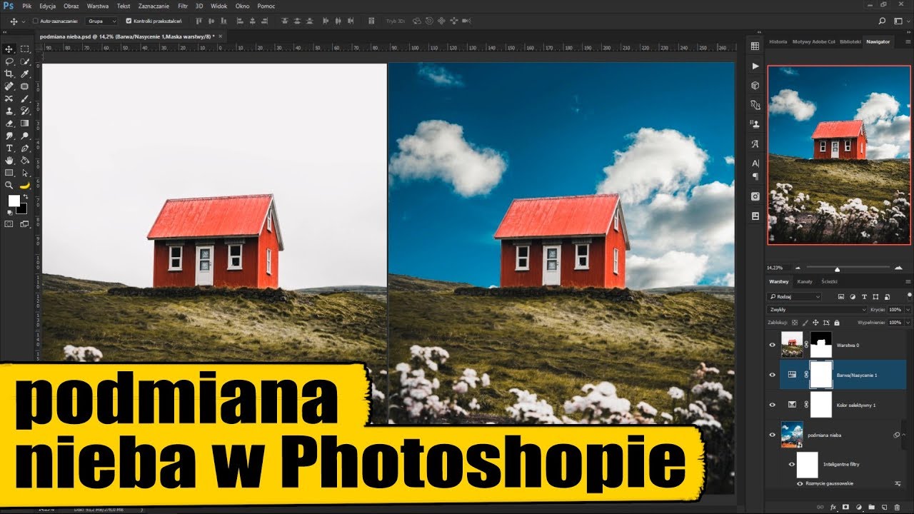Jak zmienić tło w Photoshopie - Photoshop dla początkujących || Sztuka Retuszu