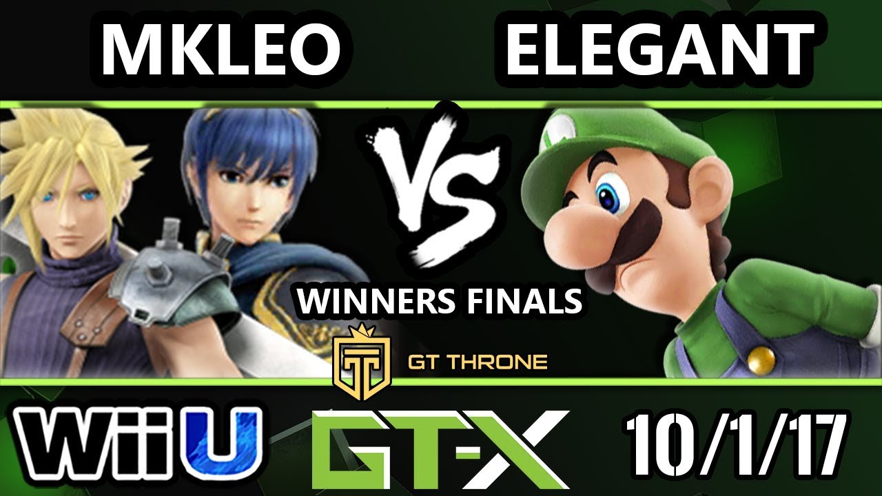GTX 2017 Smash 4 - BSD | Elegant (Luigi) vs FOX MVG | MKLeo (Marth, Cloud) - Wii U W.Finals