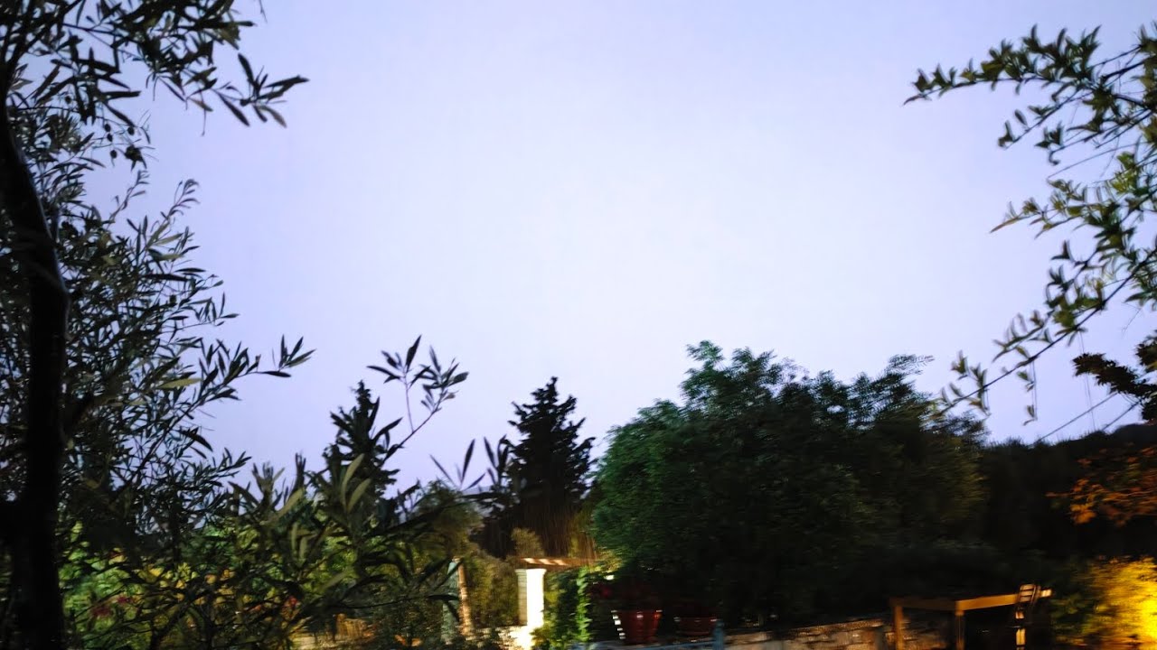 Thunderstorm in syvota greece 30/8/2025