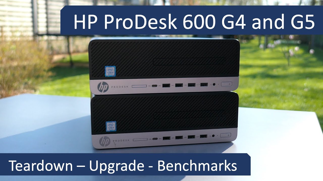 HP ProDesk 600 G4 и G5 SFF — разборка, обновление и тесты