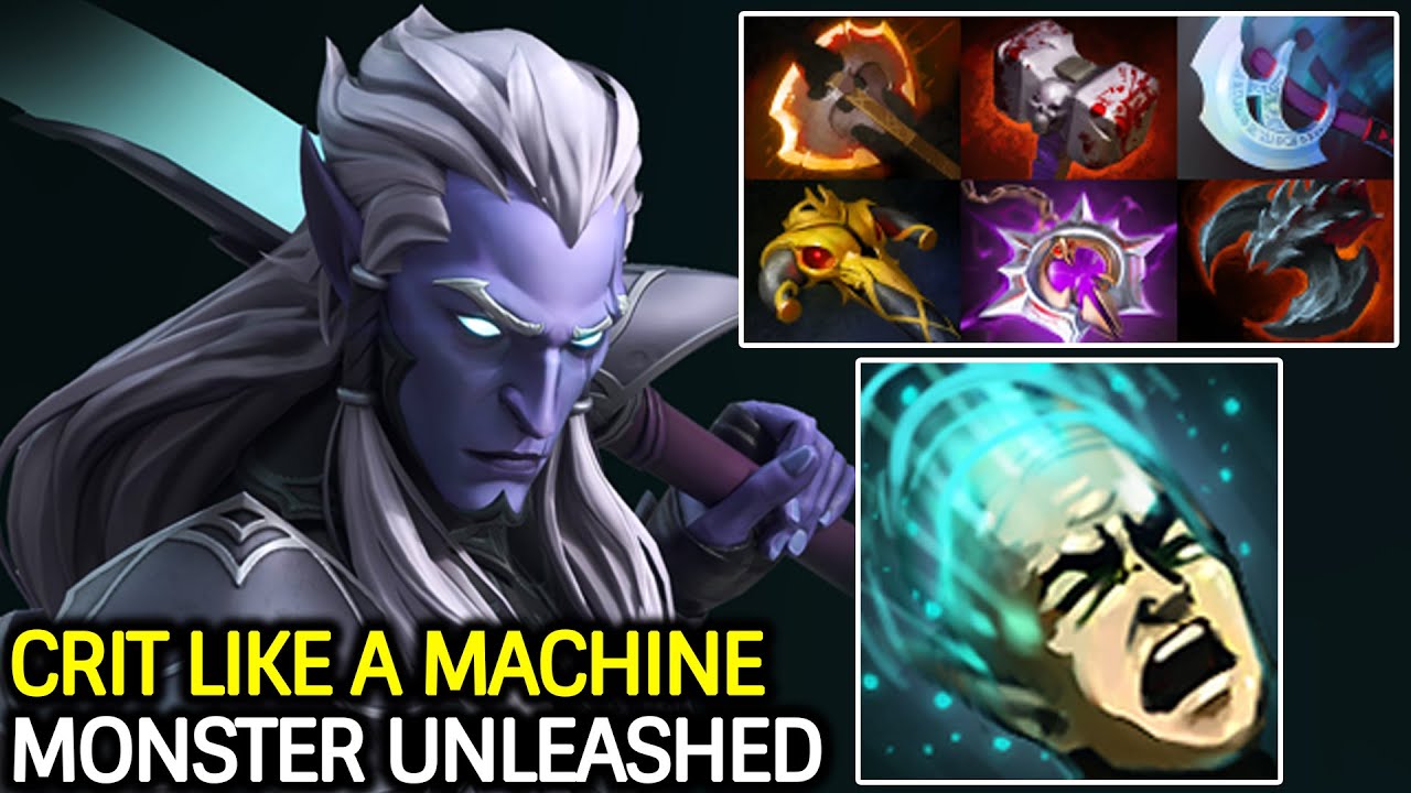 Phantom Assassin Machine Crit &ndash; Monster Carry VS Pro Juggernaut Dota 2