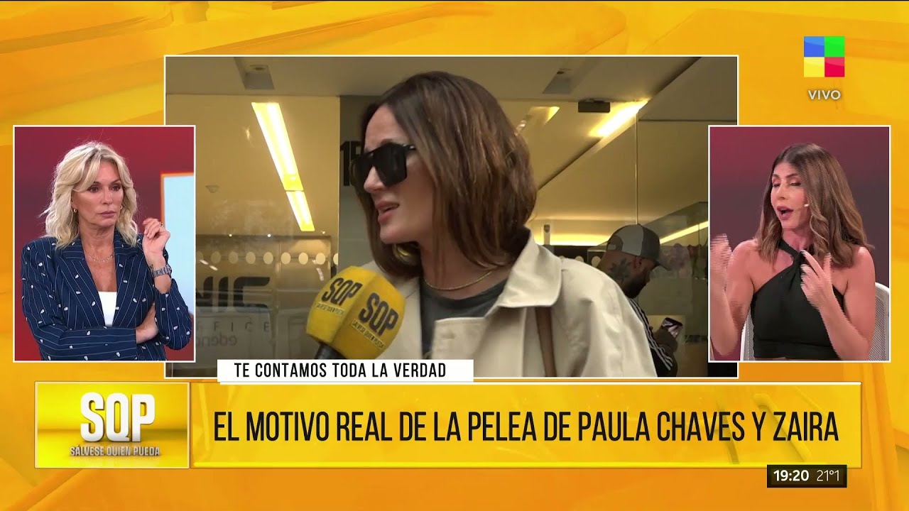 👀 NO HAY VUELTA ATR&Aacute;S: PAULA CHAVES Y ZAIRA NARA NI SE MIRAN