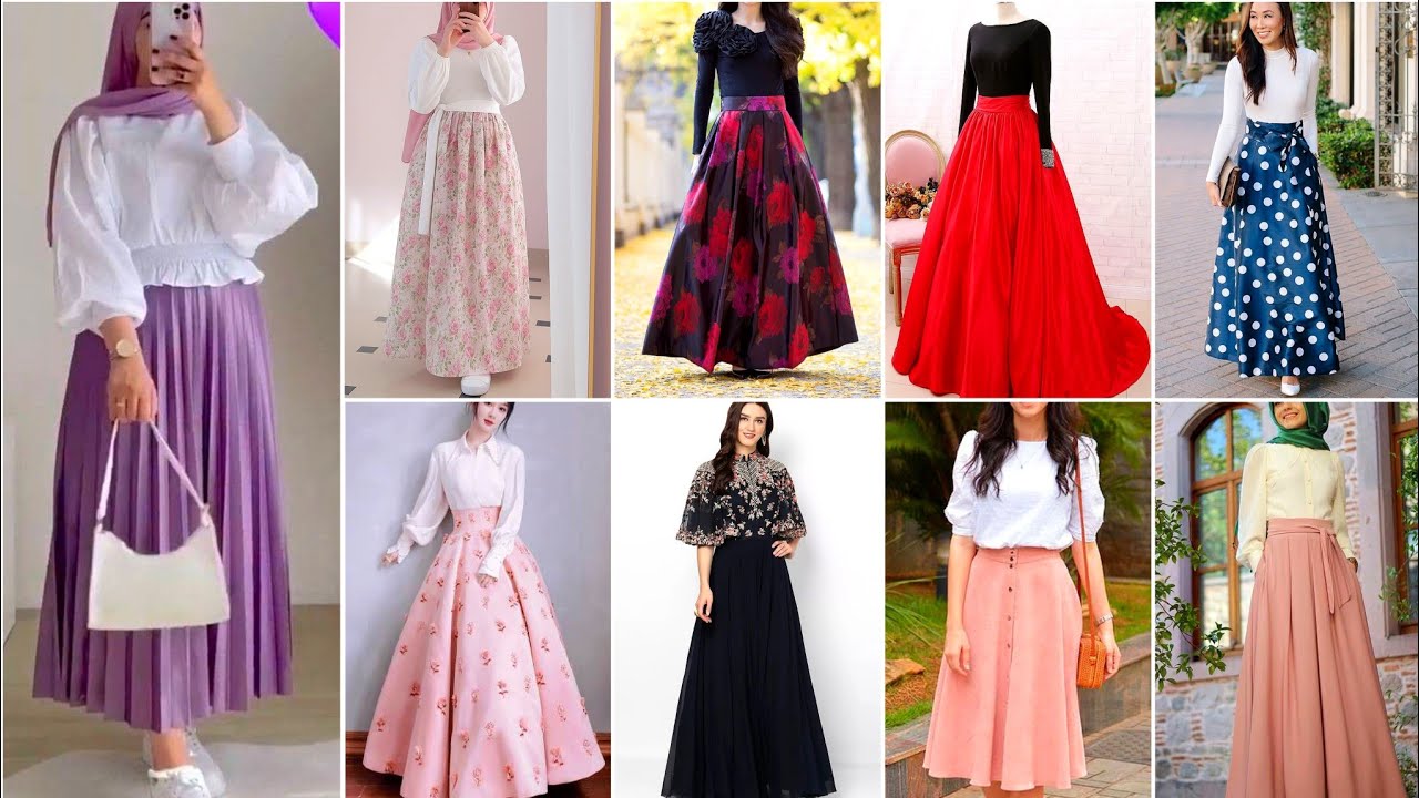 Modern Skirt & Top Designs | Outfit Inspiration/Casual wear/wedding outfits#viral #viralvideo 