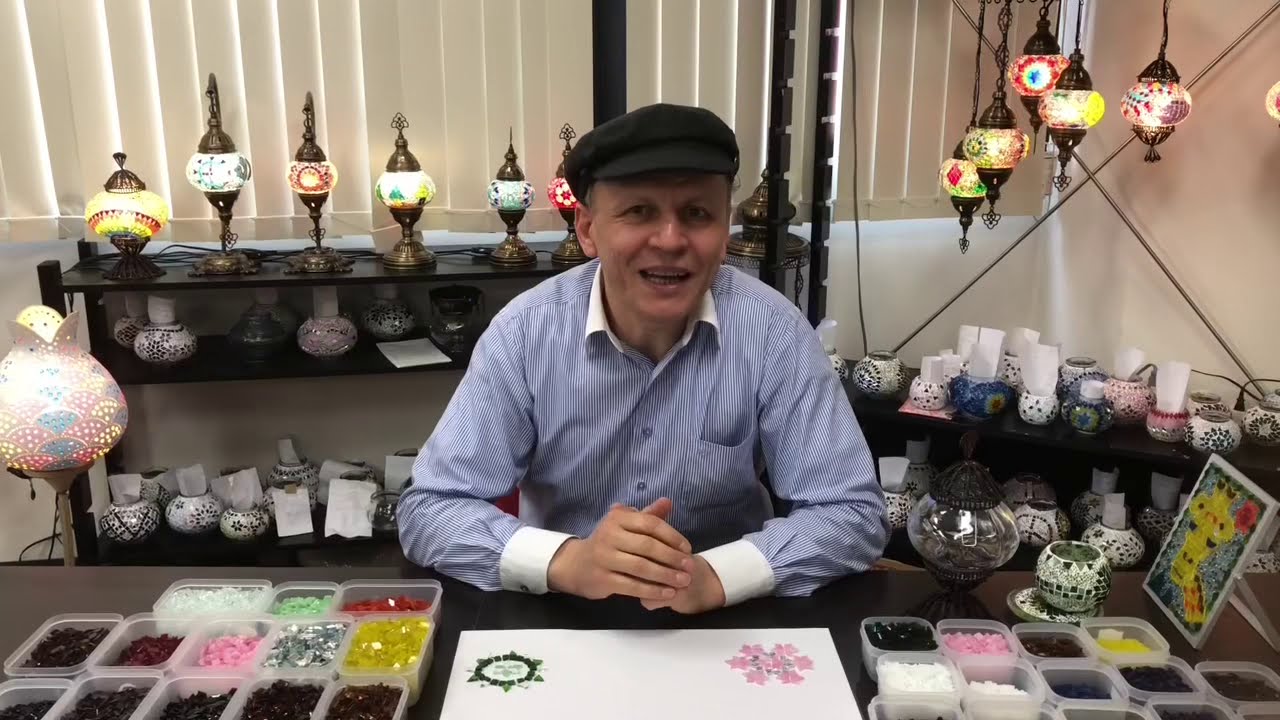 トルコモザイクランプの作り方/おうち時間を楽しく過ごす！bluelamp