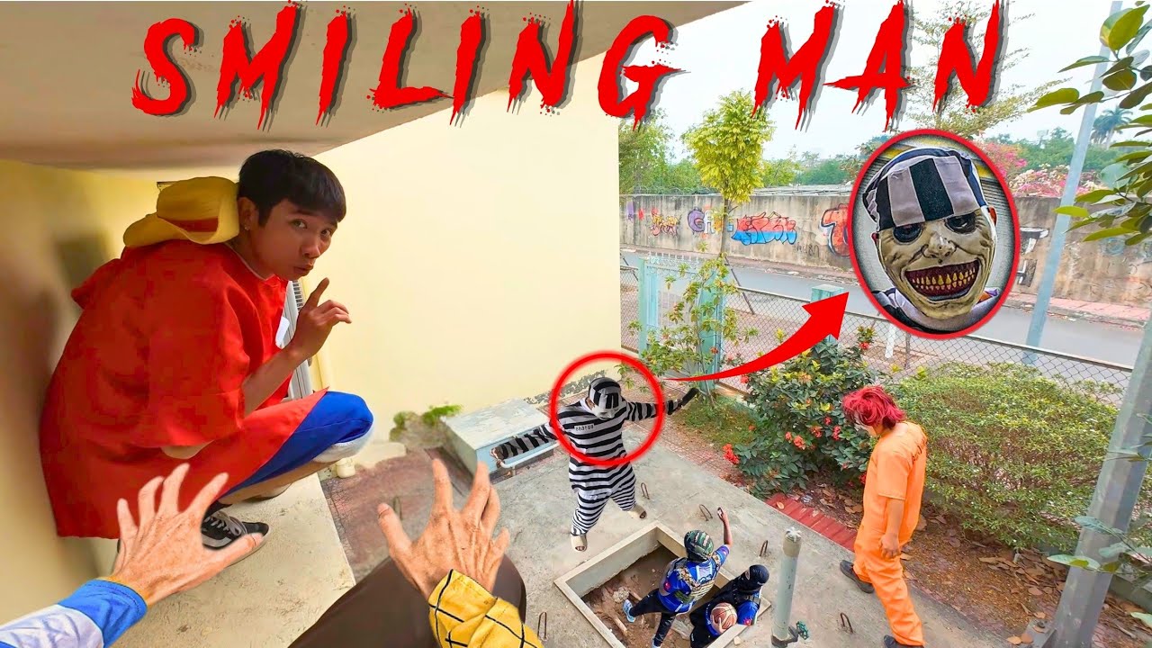 ONE PIECE VS SMILING MAN ESCAPE IN REAL LIFE HORROR | CHAP 21 | Bubbles Passion