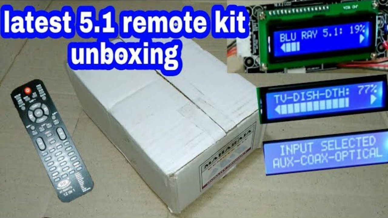 5.1 remote kit unboxing || latest 5.1 remote kit