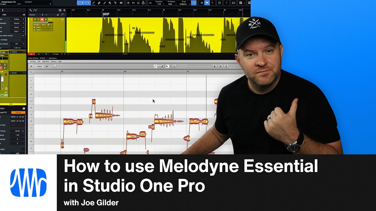 How to use Melodyne Essential in Studio One Pro | PreSonus
