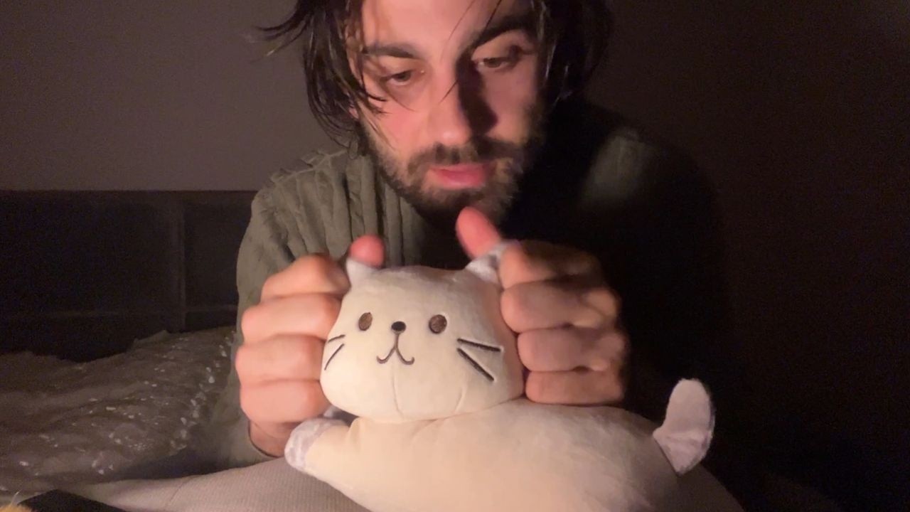 ASMR Giving Kitty a Spa Day