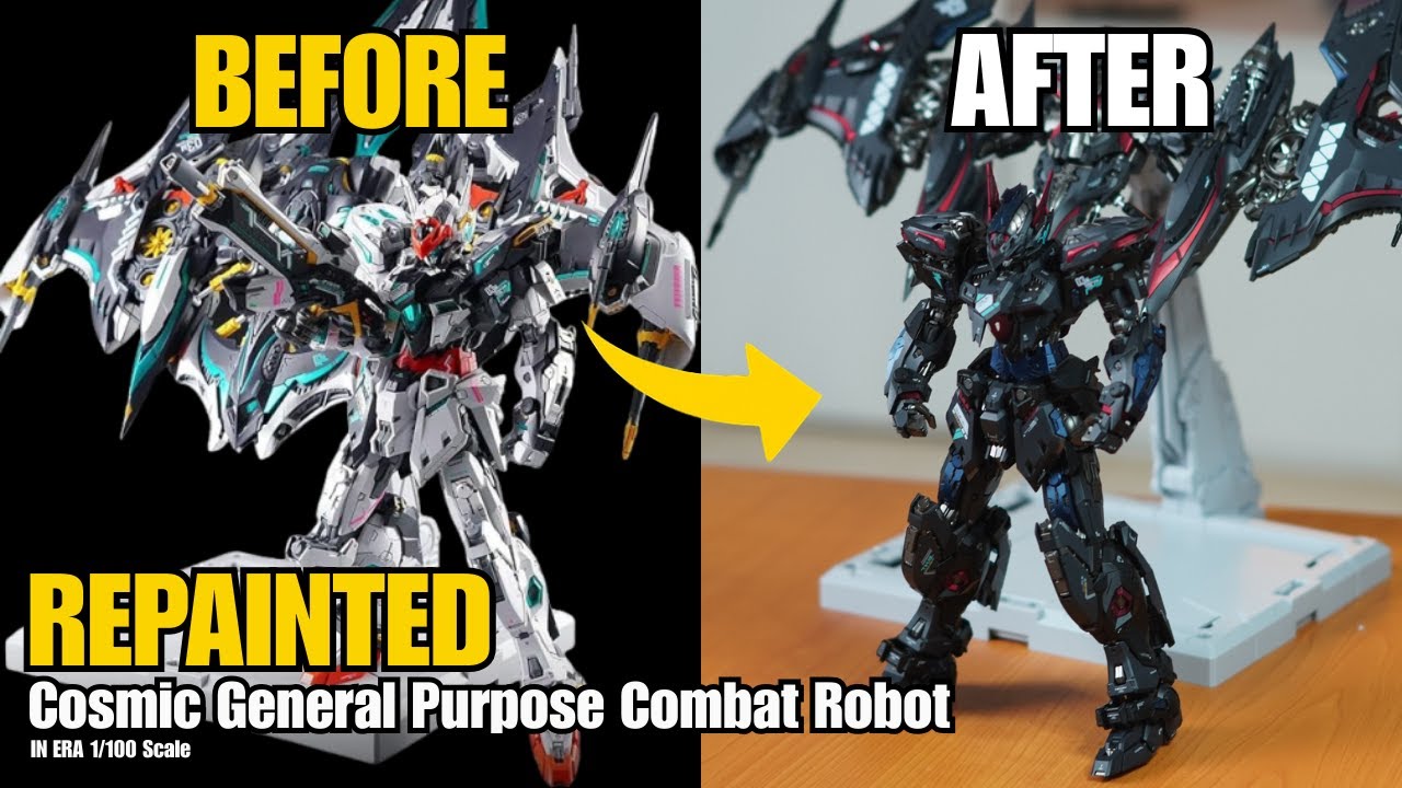 IN ERA 1/100  Thunderbolt Cosmic General-Purpose Combat Robot | ASMR Build | Repaint