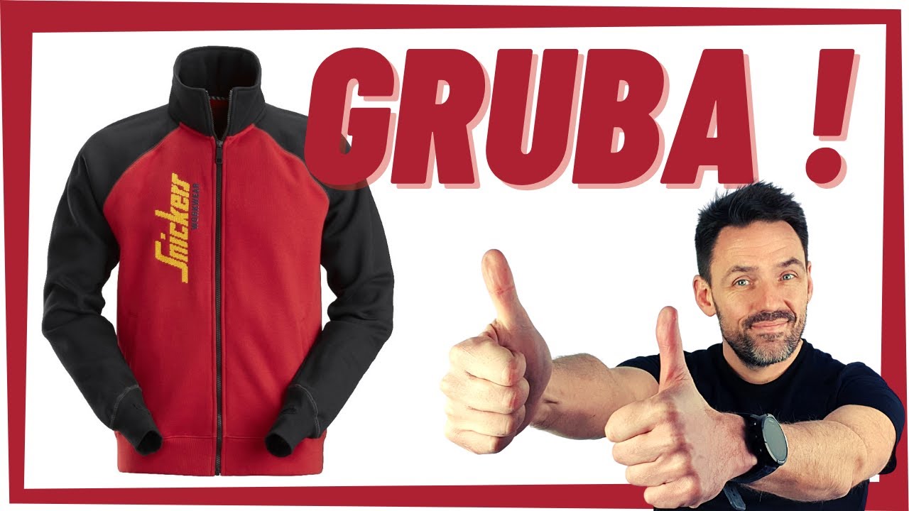 SUPER GRUBA ! Bluza Snickers 2887. Prezentacja