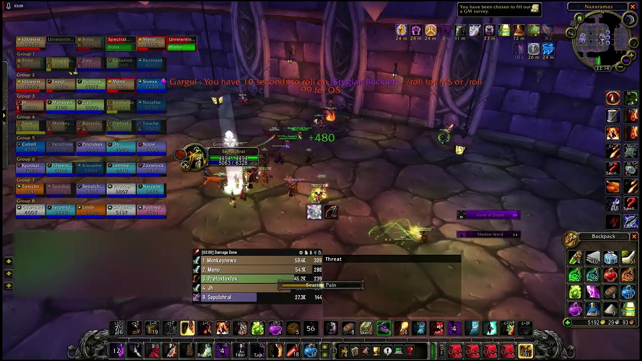 WoW Classic (Anniversary) - Gothik Pre-Patch Deep Destro Lock (2026-01-15)
