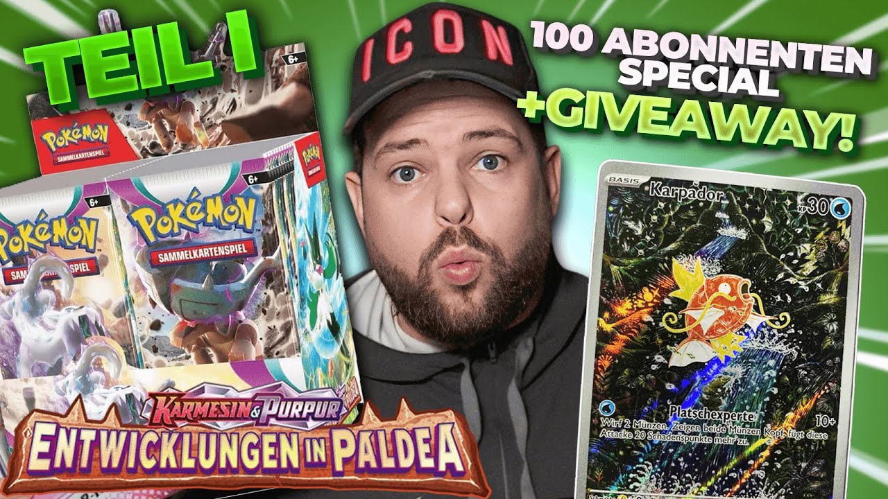 Pokemon Entwicklungen in Paldea Opening I 100 Abonnenten Special + Giveaway