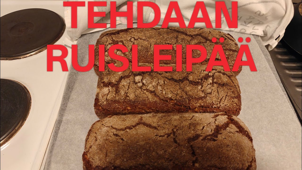 Tehdään ruisleipää juureen👍