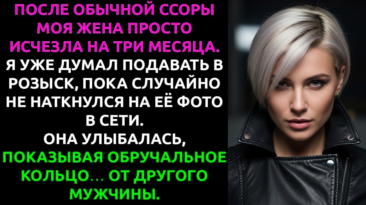 Моя жена ИСЧЕЗЛА на три месяца... а потом я НАШЁЛ её инстаграм с другим мужчиной