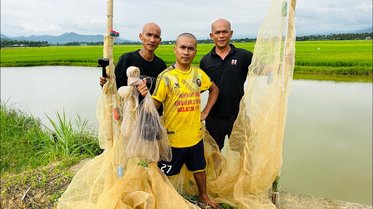 Mãn Nhãn Với Những Pha Chài Cá Của Thành Viên Mới Nhập Team - Toàn Đen Sơn Dược Vlog