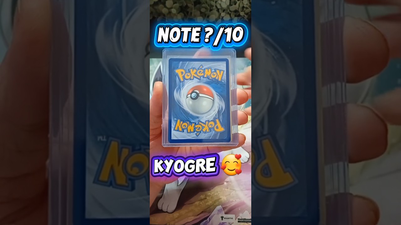 Notes moi ce KYOGRE sur 10 ? 🥰 