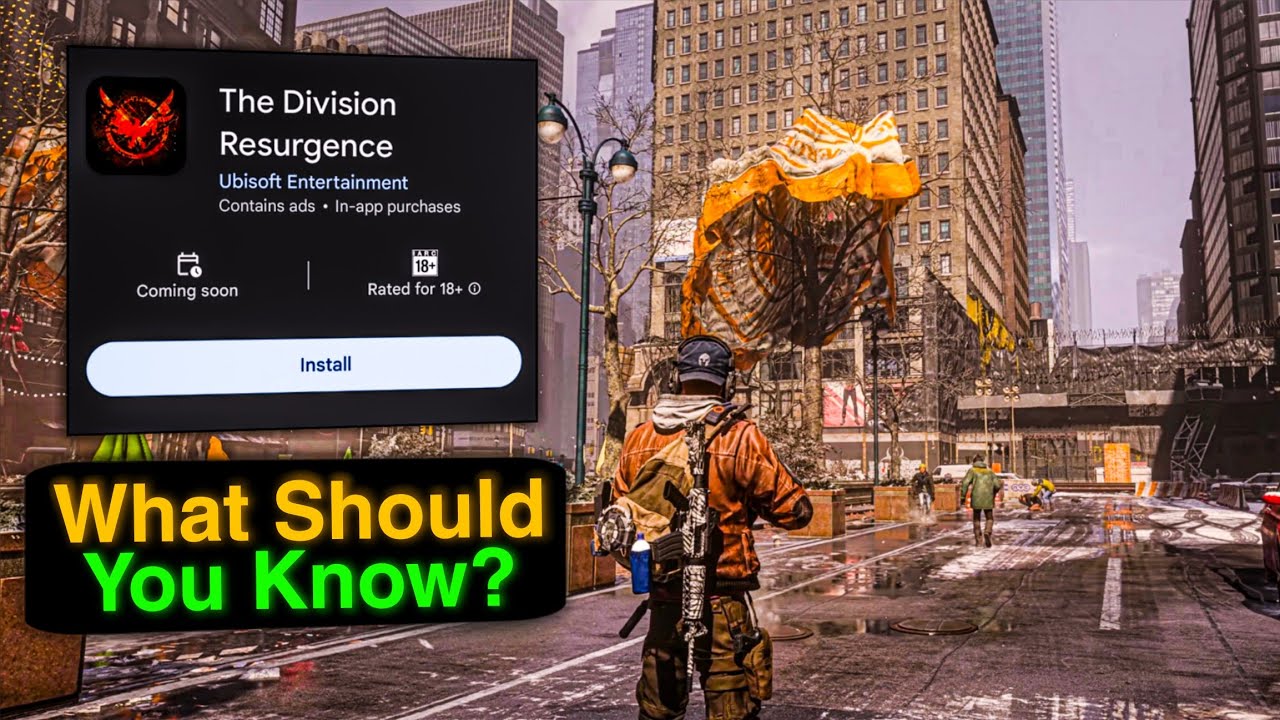 The Division Resurgence Mobile Is Here..🤩