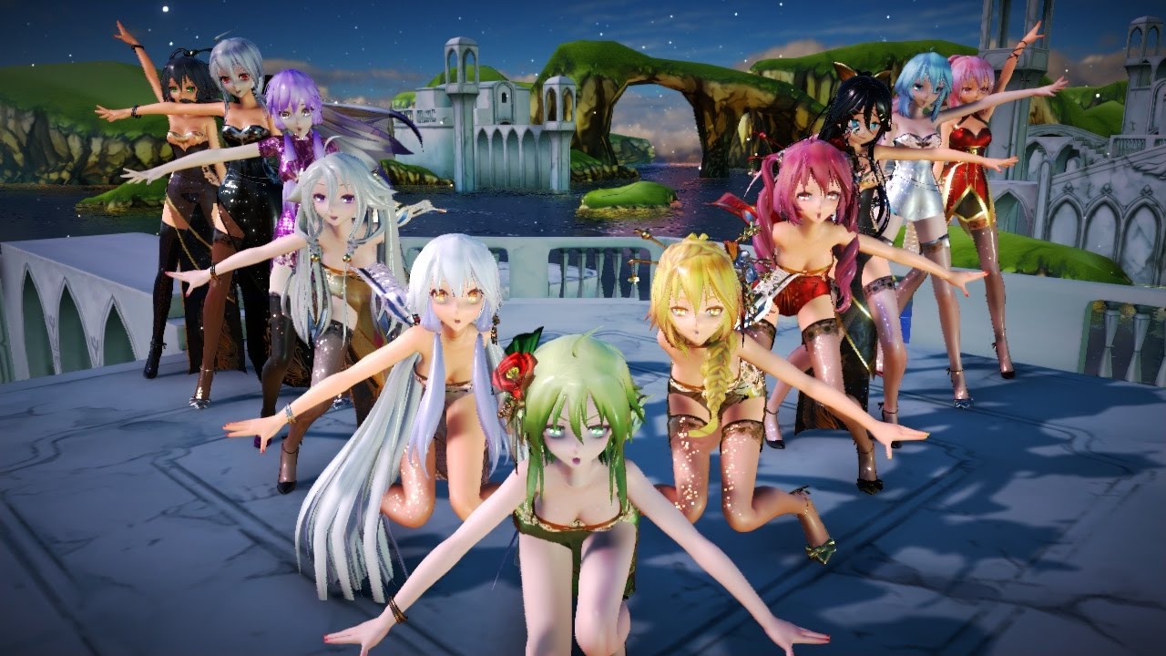 【MMD】 TDA Chine Dress Girls - Help Me