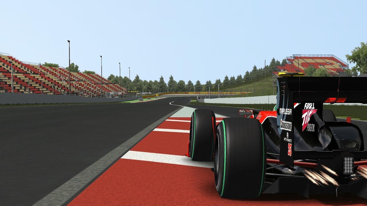 rFactor: Virgin-Cosworth VR-01 - Lucas di Grassi Onboard at Catalunya | RFONE