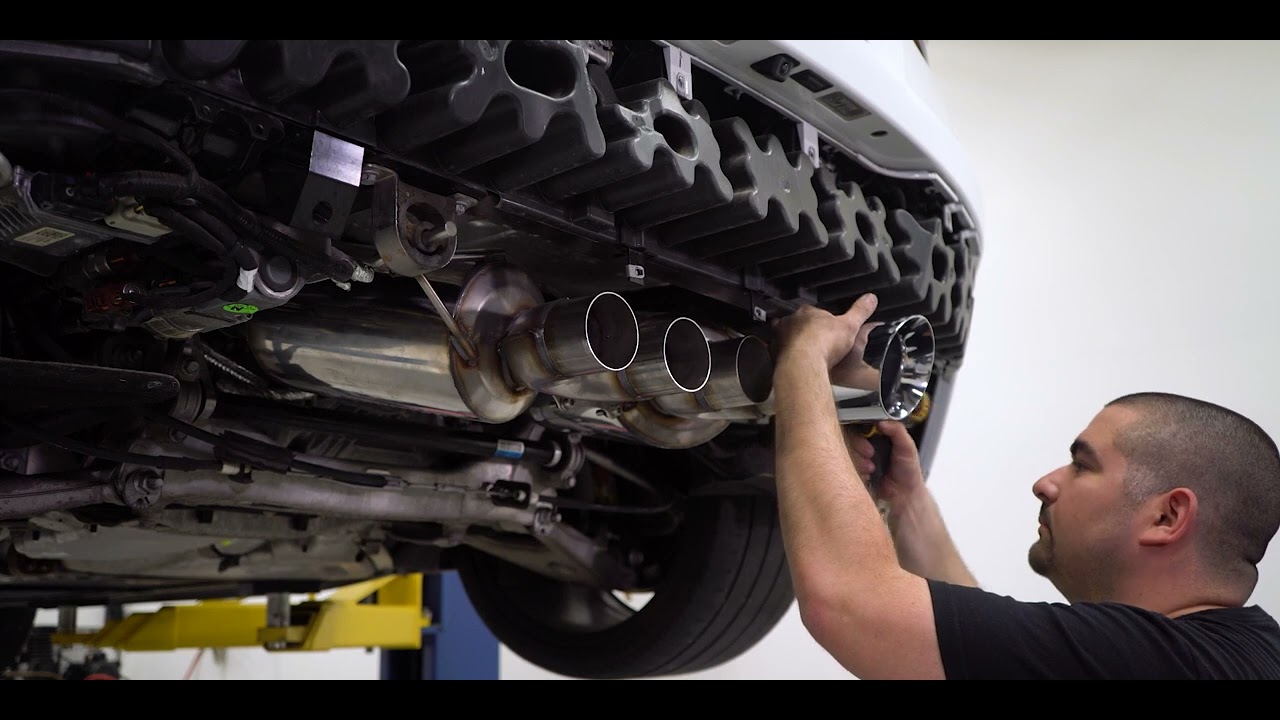 How to Install a 2014-2019 Corvette C7 AWE Touring Edition Axle-Back - Phastek