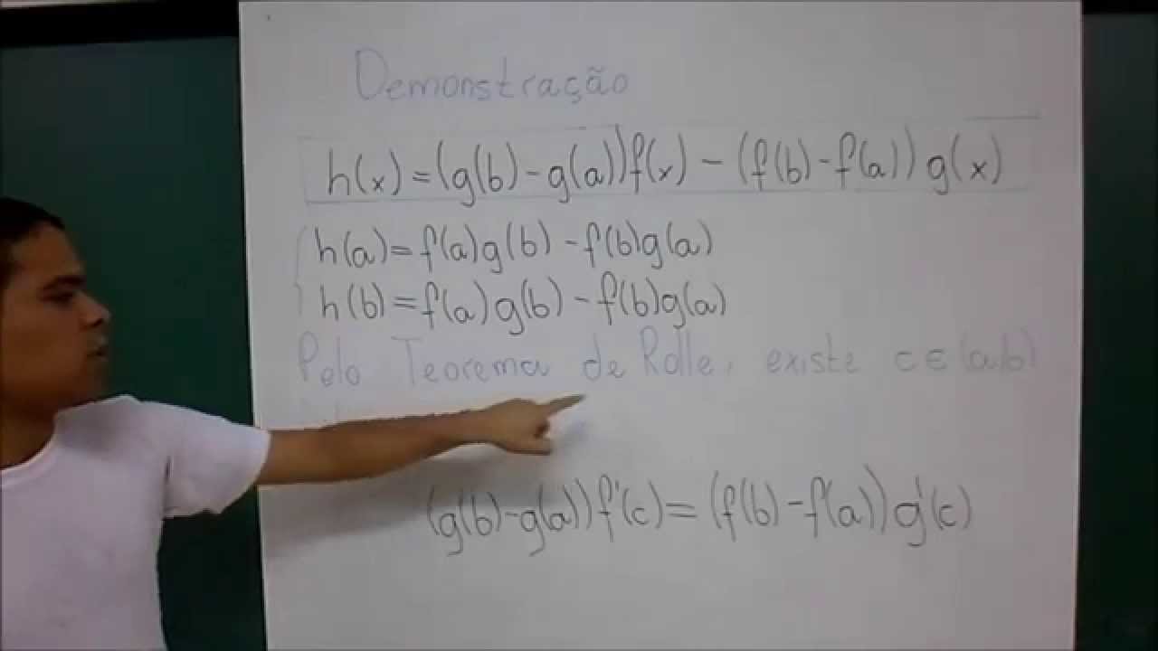 Derivadas - Teorema de Cauchy