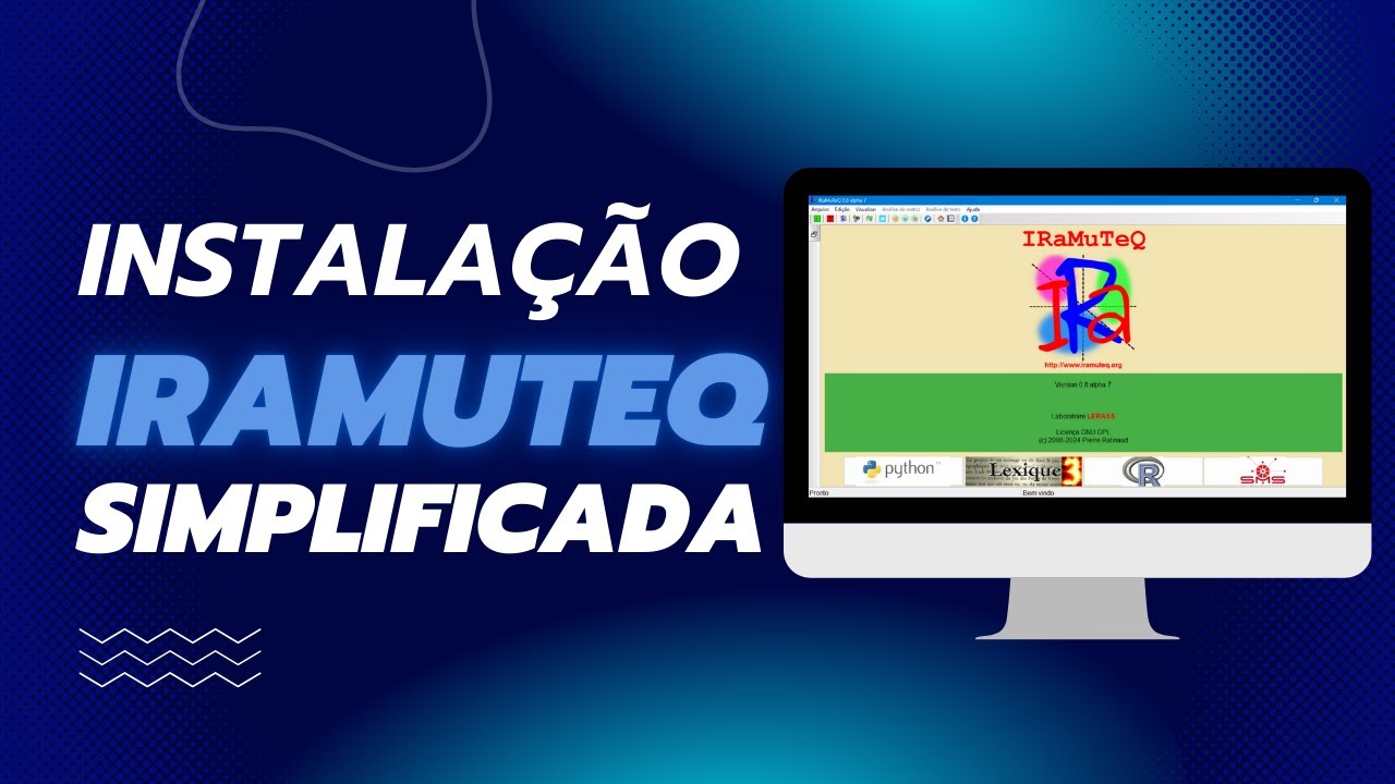 Tutorial simplificado de instalação do Iramuteq