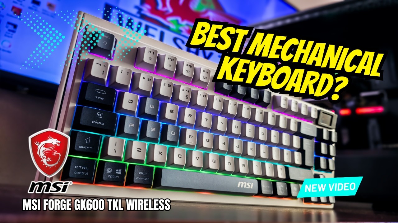 Лучшая механическая клавиатура 2025 года? — Обзор MSI FORGE GK600 TKL Wireless