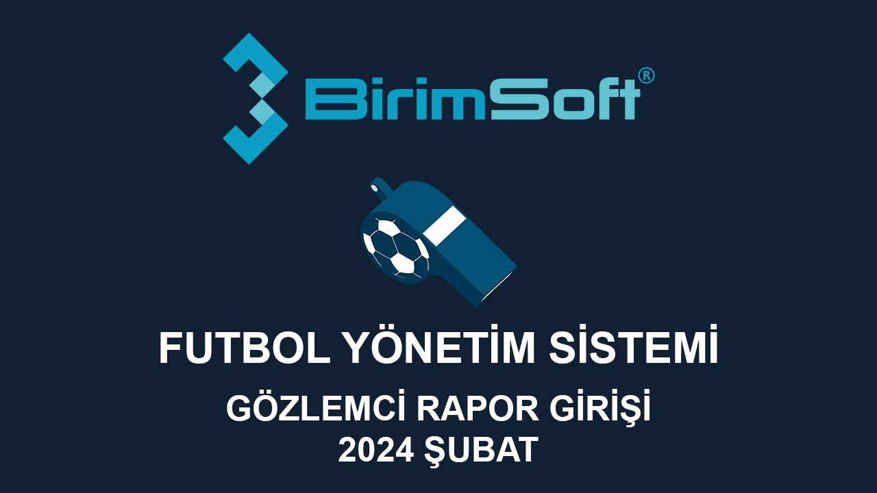 FYS Gözlemci Rapor Girişi ve Panel Anlatımı 2024 Şubat