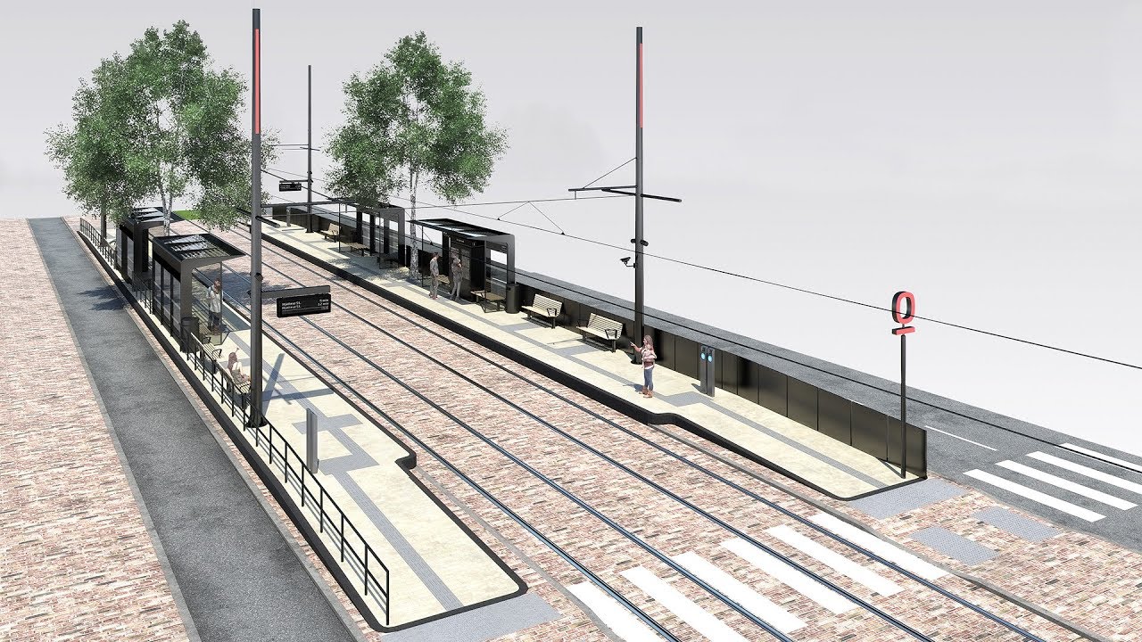 Odense Letbanes design: Stationerne og sporet