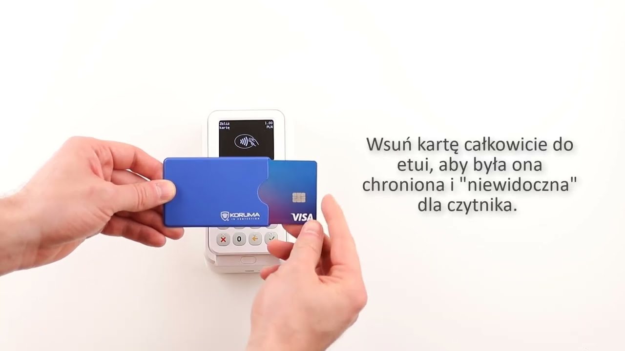 Plastikowe etui antykradzieżowe na kartę zbliżeniową RFID - Koruma&reg;