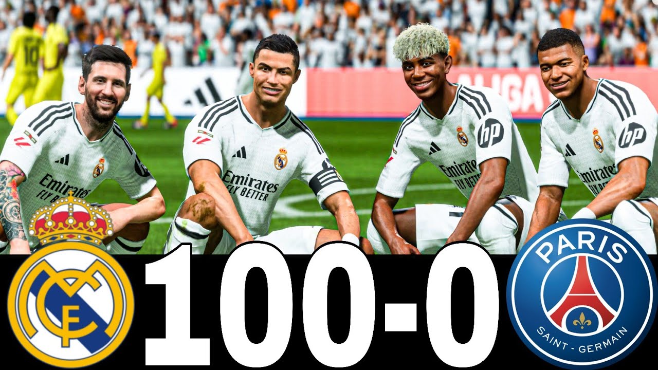 FIFA 26 - RONALDO MESSI MBAPPE & YAMAL | AL STARS | REAL MADRID VS PSG
