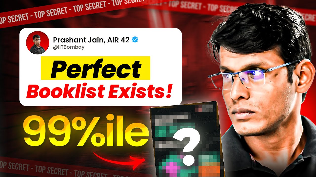 Best Books for IIT JEE Maths 🔥 Complete Guide (by AIR 1, Maths 2008)