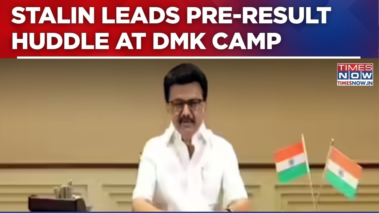 DMK Camp Huddle Before Tamil Nadu Election Results, CM Stalin At Party HQ | What's Cooking?
